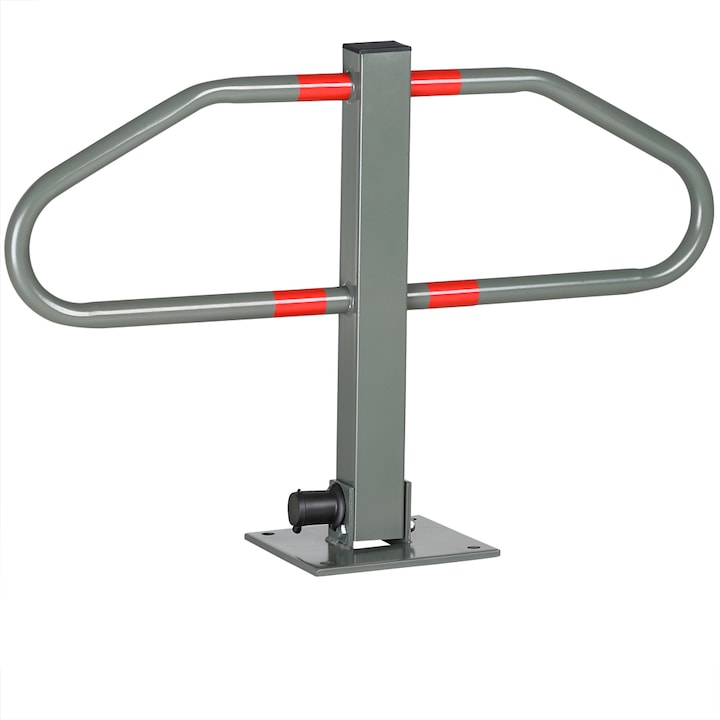 Blocator loc parcare tip fluture,reflectorizant, incuietoare incorporata+2 chei,Deuba