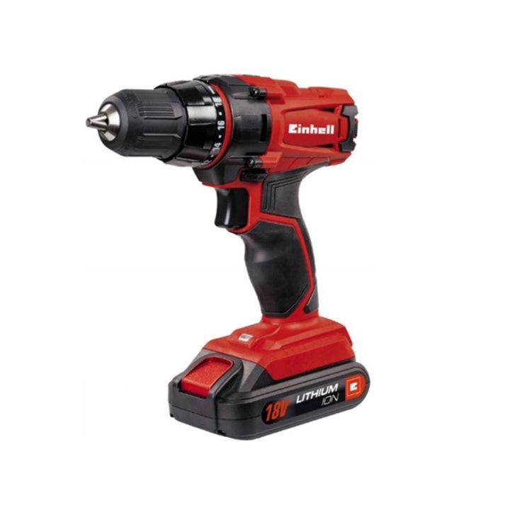 Masina de gaurit cu acumulator, Einhell, TC-CD, 18-2 Li, 1.5 Ah