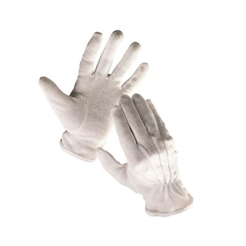 Manusi de lucru Cerva Bustard PVC 10, marimea L, bumbac, PVC Manusi de lucru Cerva Bustard PVC 10, marimea L, bumbac, PVC
