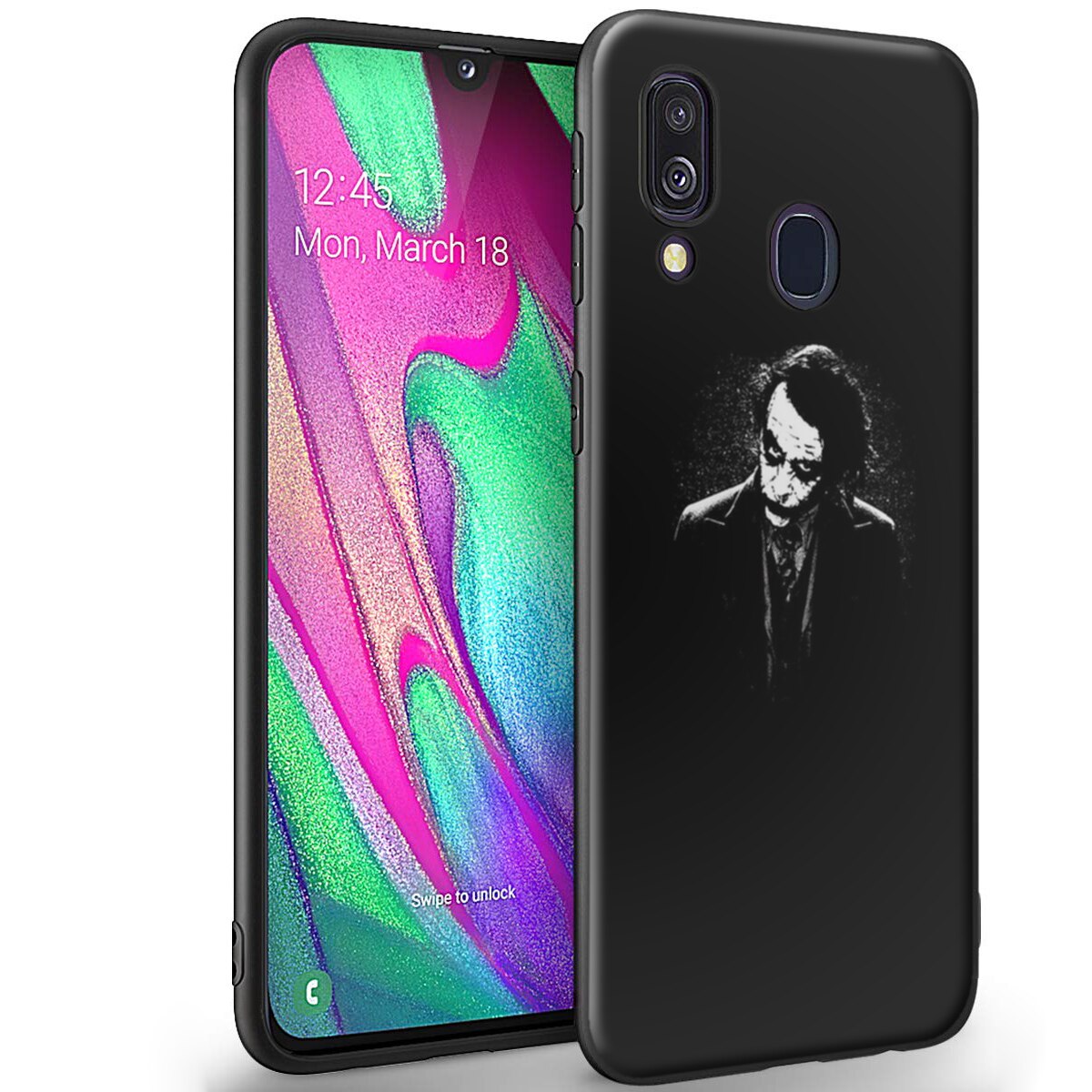Husa +Floie de sticla Samsung Galaxy A50 - Silicon Matte TPU Joker