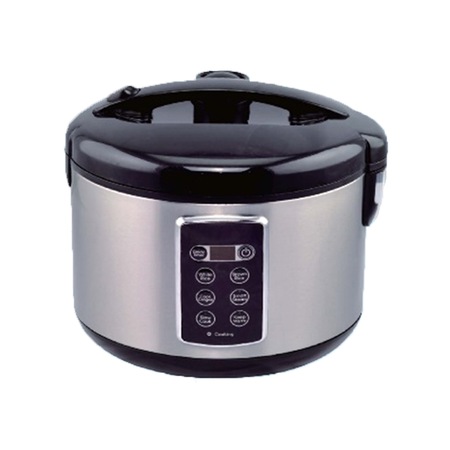 Oala Electrica Hauseberg cu Control Digital si Programe gatit, Inox,1.8 Litri,700 W