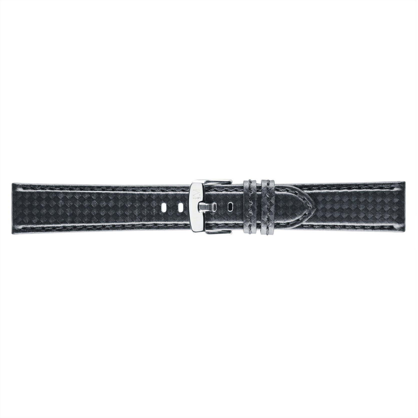 Curea Morellato A01U3586977819CR24, neagra, tehno carbon, latime 24mm