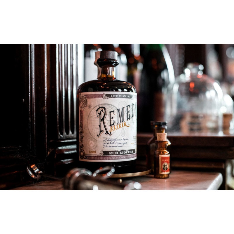 Rom 0.7l 34%, Liqueur, Rum Elixir Remedy