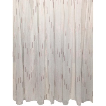 Perdea alba 1000x245cm joc de linii rosii si albe, cu rejansa by Liz Line - RD14410 Perdea alba 1000x245cm joc de linii rosii si albe, cu rejansa by Liz Line - RD14410
