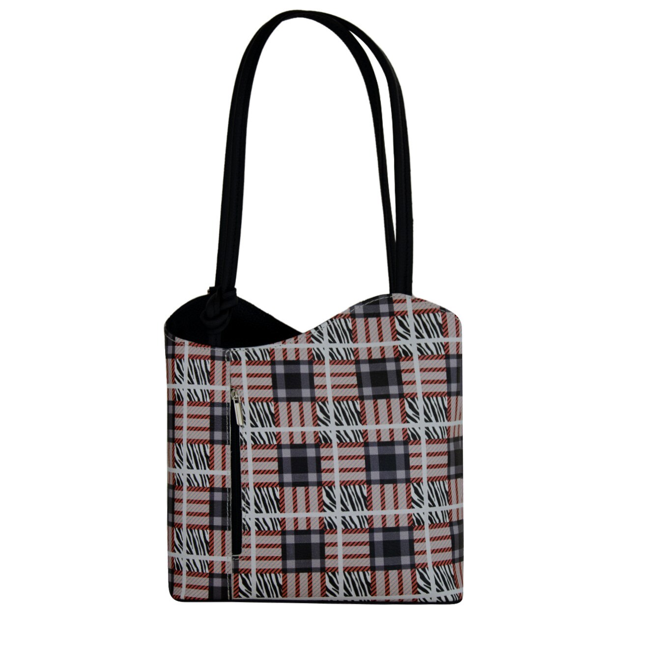 Geanta de dama din piele naturala Eva Bags, Iris multicolor 2