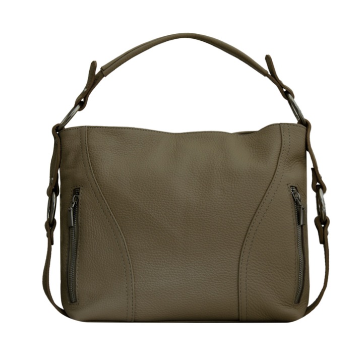 Női bőrtáska Eva Bags, Roxana bézs