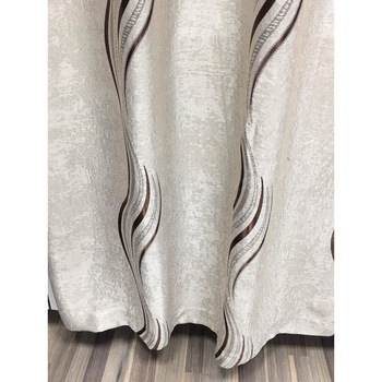 Set draperie, Cinnabar Waves 300x245cm beige, black-out by Liz Line - DP963 Set draperie, Cinnabar Waves 300x245cm beige, black-out by Liz Line - DP963