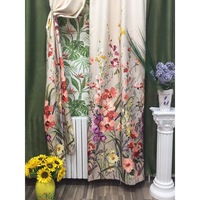 set draperie 300x245cm bicolora verde cu imprimeu floral by liz line - dp943 imagen 41_0_
0