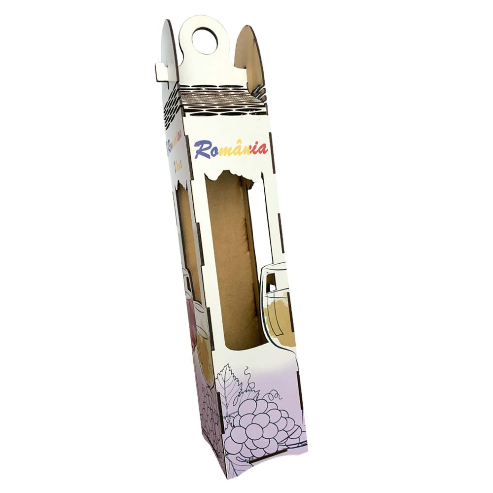Suport sticla de vin, ideal pentru cadouri, design 