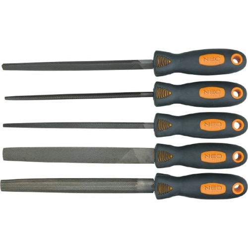 Set pile pentru metal, NEO TOOLS, 37-610, 5 piese