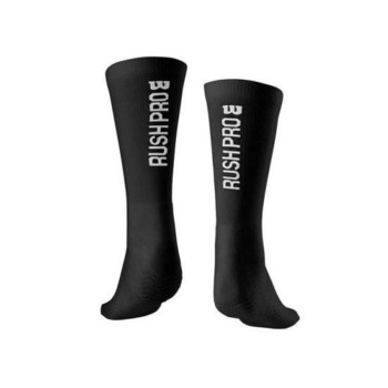 Sosete lungi Wilson Rush Pro Crew, barbati, negru, M/L Sosete lungi Wilson Rush Pro Crew, barbati, negru, M/L