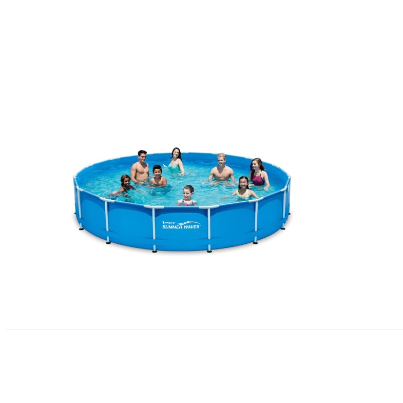 Piscina rotunda cu cadru metalic, 