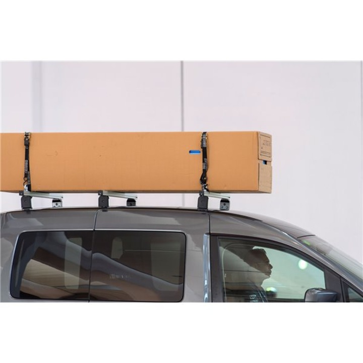 Bare transversale Opel Combo (C) (suruburi), model 2002-2011, aluminiu, Menabo Professional