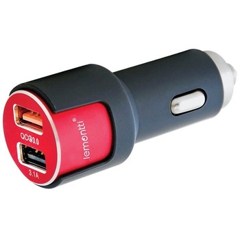 Incarcator auto Lemontti, 2 X Type-C Incarcator auto Lemontti, 2 X Type-C