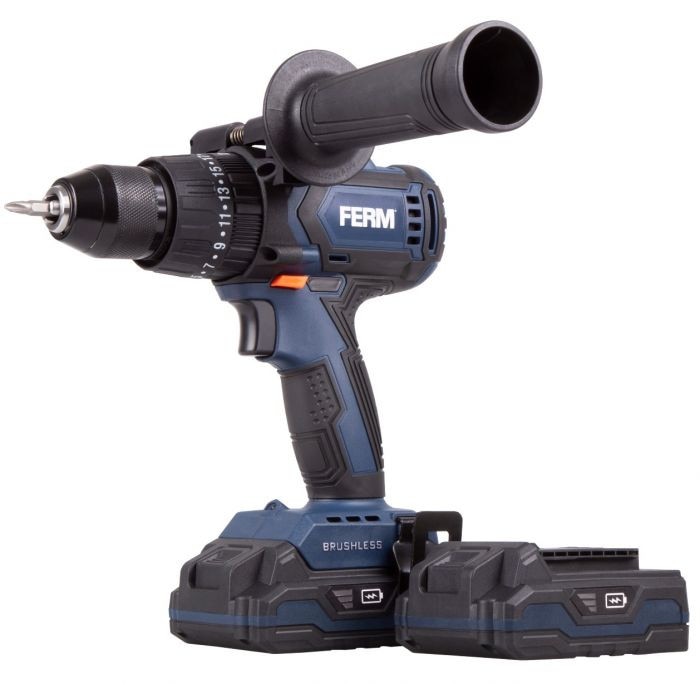 Masina gaurit/insurubat cu acum. 20V Li-Ion fara perii FERM CDM1138