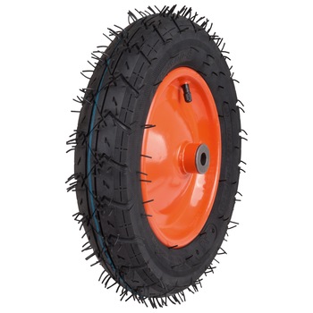 Roata Roaba Pneumatica cu Janta Metalica si Tepi, 3.00-8 Roata Roaba Pneumatica cu Janta Metalica si Tepi, 3.00-8