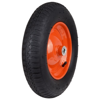 Roata Roaba Pneumatica cu Janta Metalica Super EvoTools , 3.50-8, butuc 103 mm Roata Roaba Pneumatica cu Janta Metalica Super EvoTools , 3.50-8, butuc 103 mm