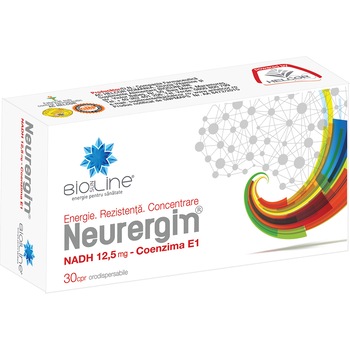 Supliment alimentar Neurergin, BioSunLine, 30 comprimate Supliment alimentar Neurergin, BioSunLine, 30 comprimate