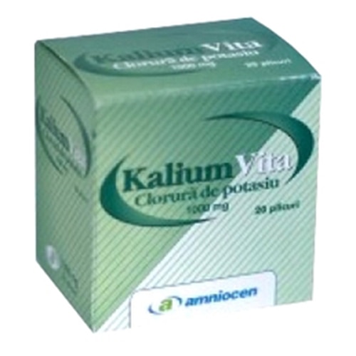 Supliment alimentar Kalium Vita, 20 plicuri