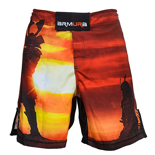 Short de MMA ARMURA Bushido 2.0, Portocaliu/Negru