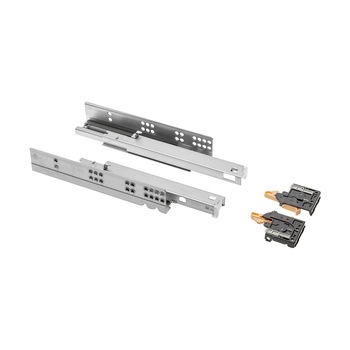Glisiera tip Tandem sub sertar 500mm cu amortizare si extragere totala Glisiera tip Tandem sub sertar 500mm cu amortizare si extragere totala