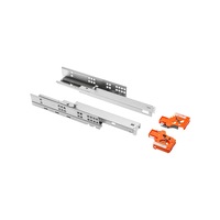 Glisiera tip Tandem sub sertar 400mm cu sistem PUSH TO OPEN si extragere totala
