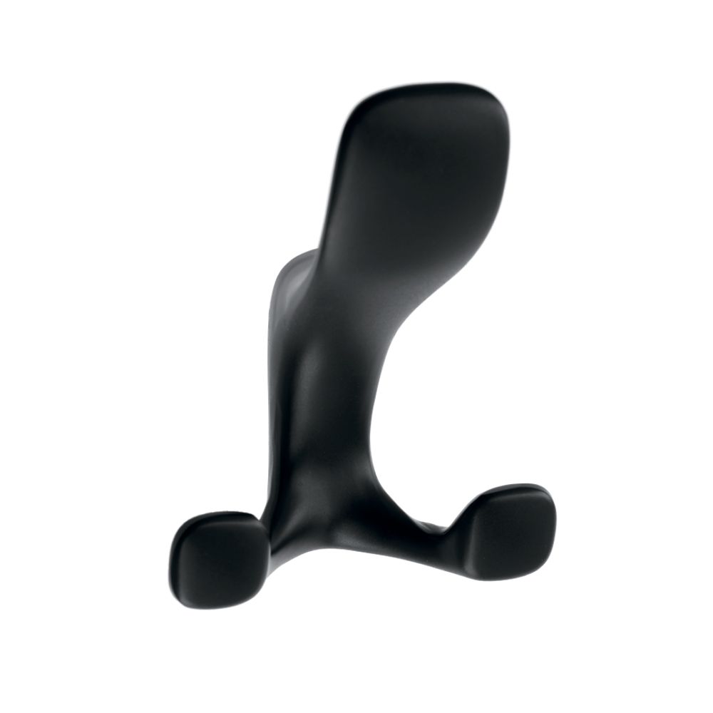 Cuier modern A0 negru mat H 104 mm ZnAl