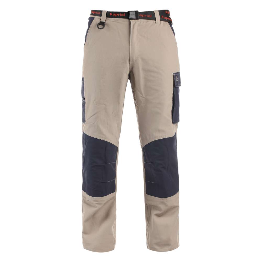 Pantaloni standard bej/albastru Kapriol TENERE PRO masura XXL