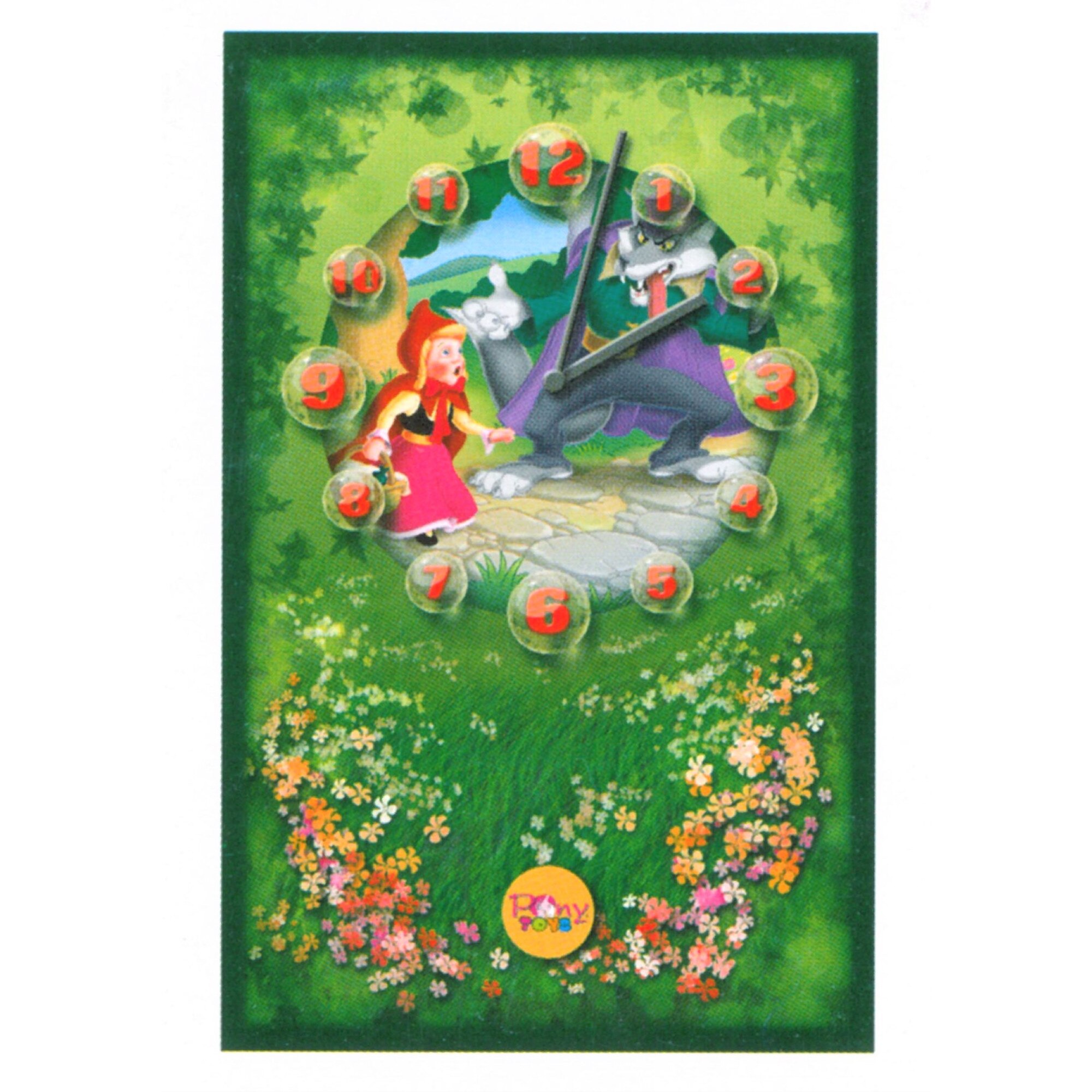 Ceas de perete Scufita rosie