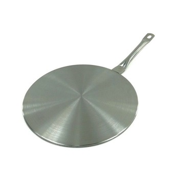 Dispozitiv (adaptor) pentru plite cu inductie KingHoff, inox, 23 cm Dispozitiv (adaptor) pentru plite cu inductie KingHoff, inox, 23 cm