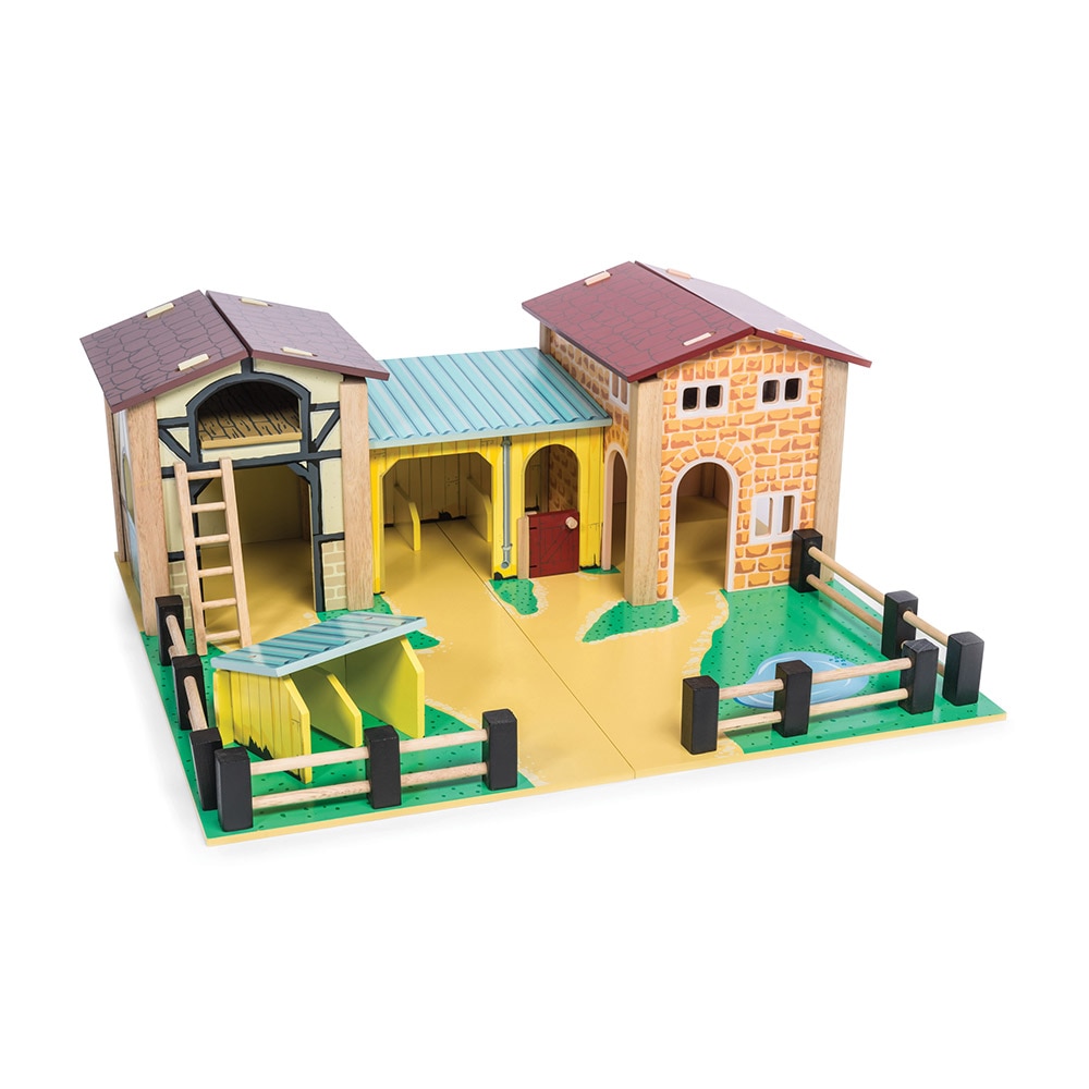 Jucarie educativa, Le Toy Van, ferma, din lemn, multicolor