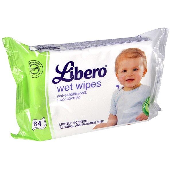 Servetele umede copii Libero cu aloe vera si musetel 64 buc