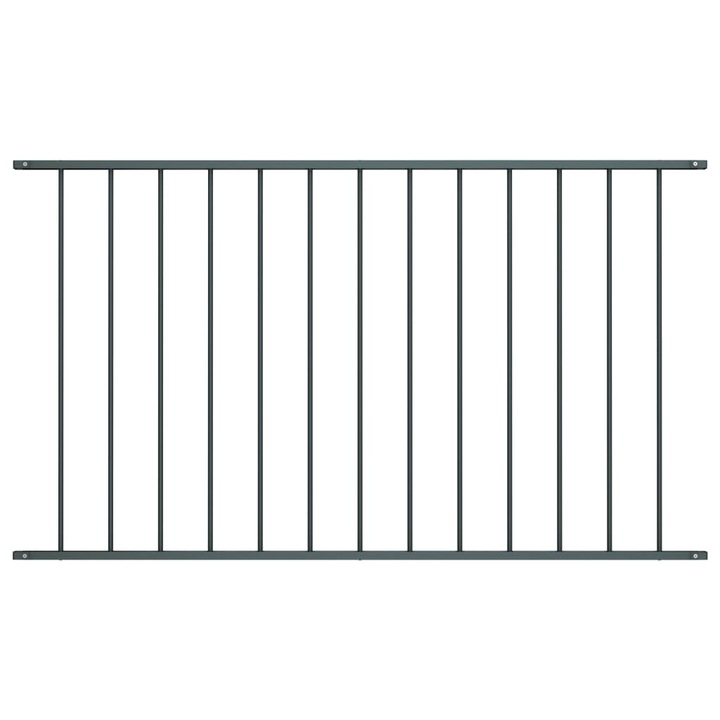 Panou de gard vidaXL, antracit, 1,7 x 1 m, otel vopsit electrostatic 4.5 kg 145222