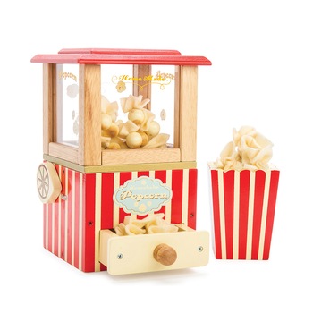 Jucarie educativa, Le Toy Van, masina de popcorn, din lemn, rosie Jucarie educativa, Le Toy Van, masina de popcorn, din lemn, rosie