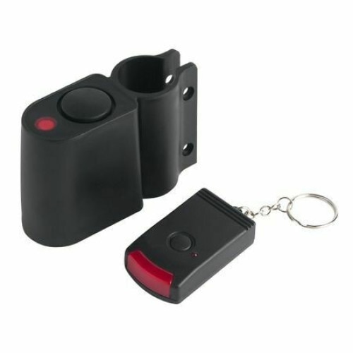 Alarma antifurt pentru bicicleta, Felis, Cu telecomanda, 110 dB, 5.5 x 6 x 3.5 cm, Negru