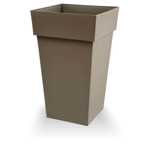 Ghiveci Arca Design Esprit bicolor, diametru 46 cm, antracit