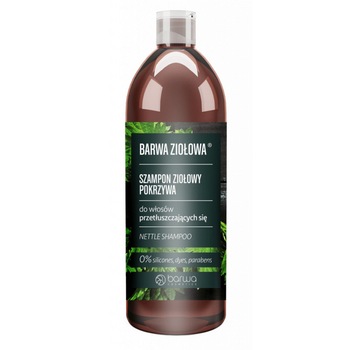 Sampon pentru parul gras cu urzica Herbal Barwa 480 ml Sampon pentru parul gras cu urzica Herbal Barwa 480 ml