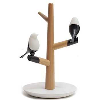 Lampa Ambientala iHunt cu Incarcare Wireless, Lemn deschis Lampa Ambientala iHunt cu Incarcare Wireless, Lemn deschis