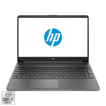 Laptop HP 15 15s-fq1010nq cu procesor Intel® Core™ i3-1005G1 pana la 3.40 GHz, 15.6", Full HD, 8GB, 256GB SSD, Intel UHD Graphics, Free DOS, Gray