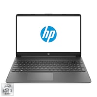 Laptop HP 15 15s-fq1010nq cu procesor Intel® Core™ i3-1005G1 pana la 3.40 GHz, 15.6", Full HD, 8GB, 256GB SSD, Intel UHD Graphics, Free DOS, Gray