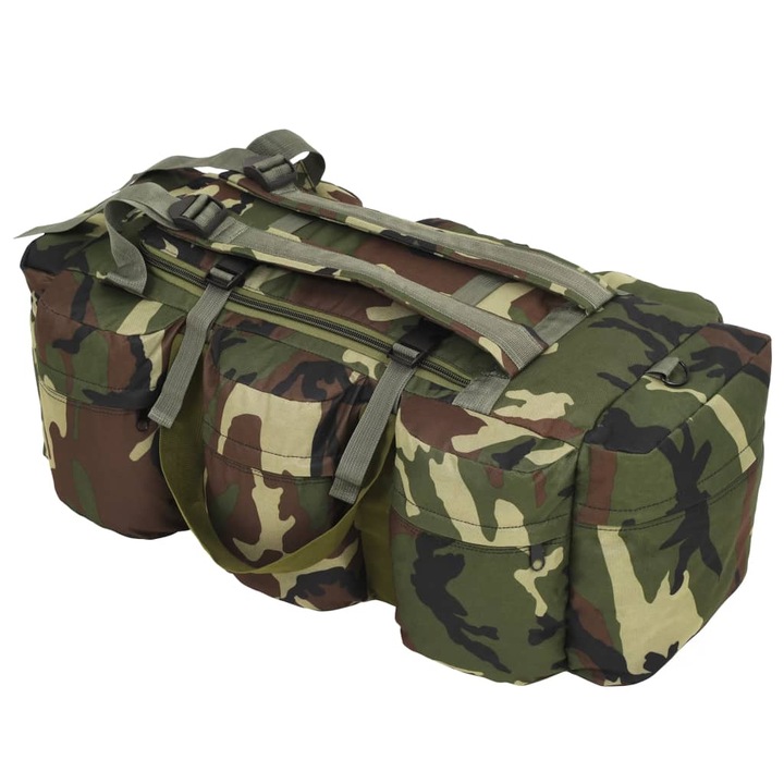 Сак vidaXL, Плат, Зелен, 62 x 27 x 27 см, 90 л