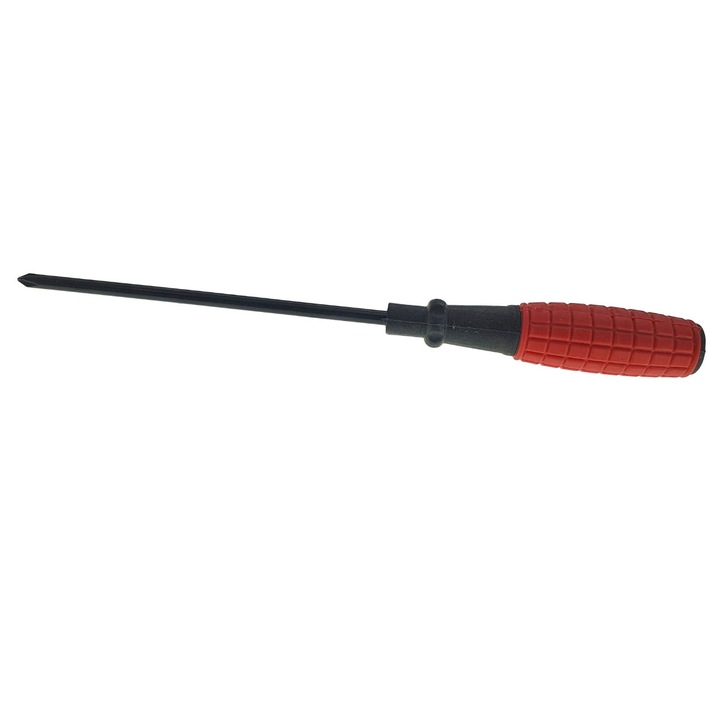 Surubelnita cu varf cruce, lungime 217mm, tija 122x5mm, maner 95mm Cruce