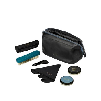 Kit ingrijire incaltaminte, Ted Baker, 6 piese, 25 x 13 x 12 cm Kit ingrijire incaltaminte, Ted Baker, 6 piese, 25 x 13 x 12 cm