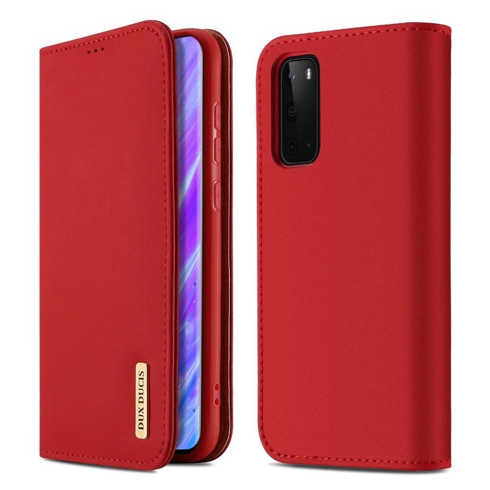 Husa Carte Dux Ducis Wish (Piele Naturala) pentru Samsung Galaxy S20 (6.2