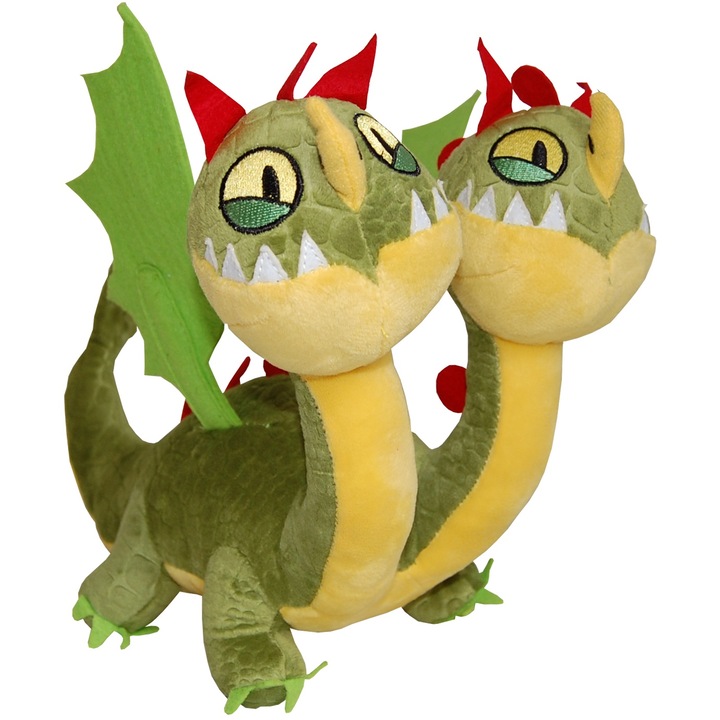 Плюшена играчка Zippleback, Dragons, 22 см