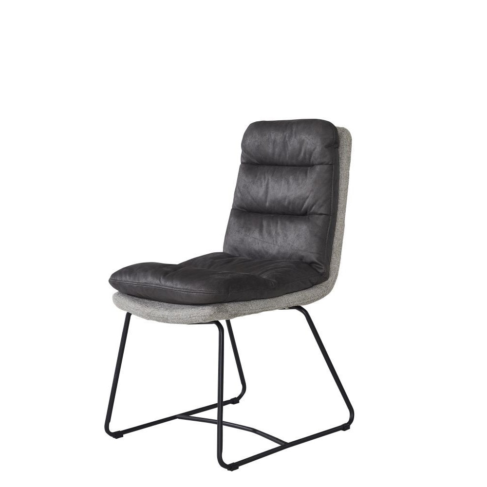 Scaun Jacobsen Black/Light Grey 48 x 65 x 90 h cm