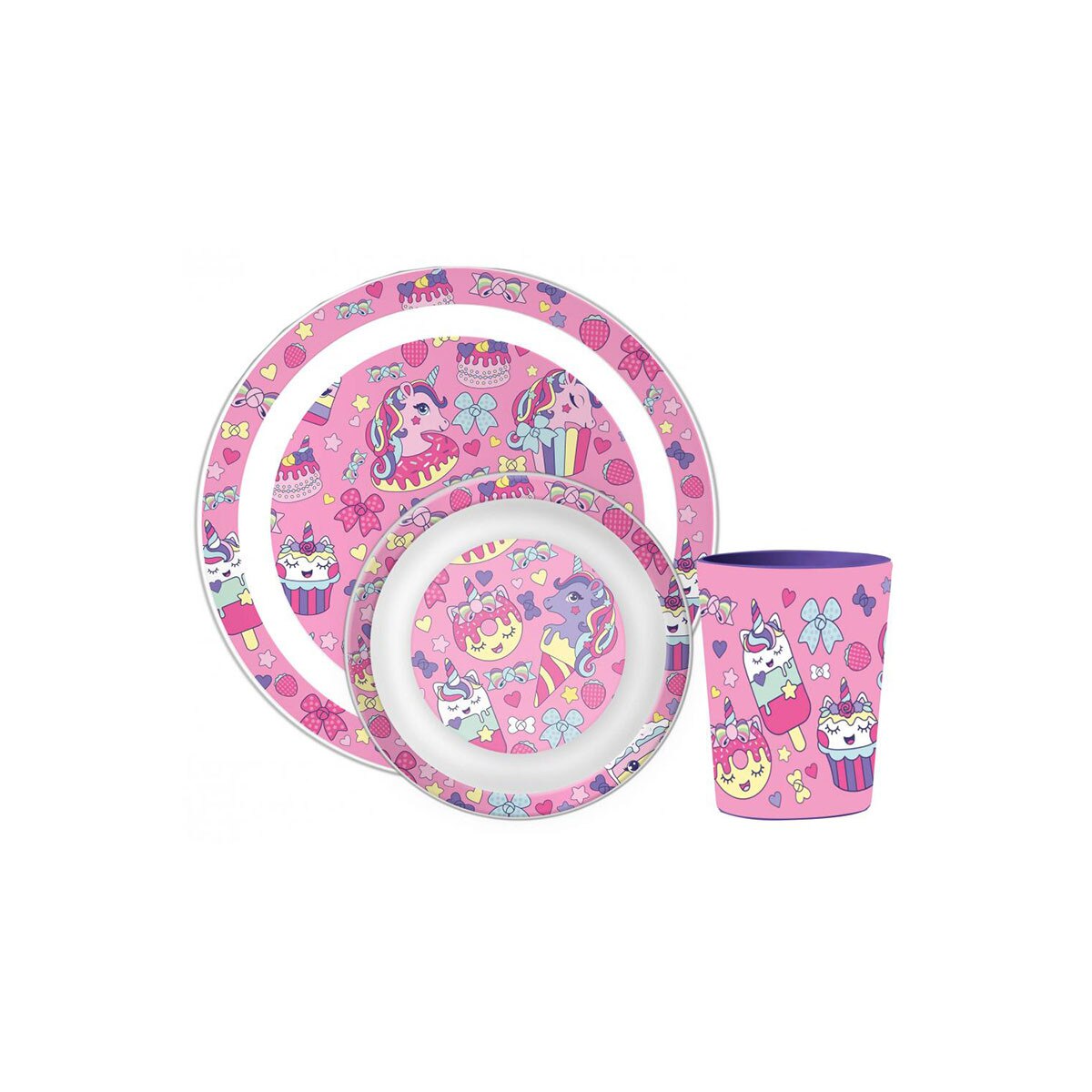 Set 3 piese mic dejun, Cupcakes