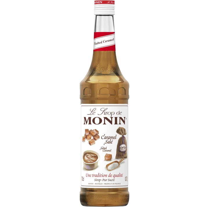 Monin Vanille 700 ml + sauce Caramel Monin 500 ml + pompe à sirop Monin