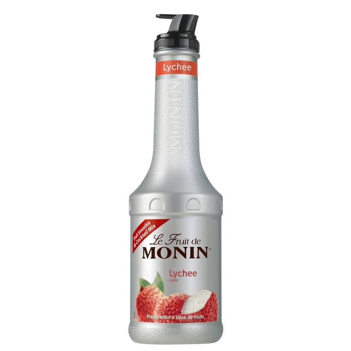 MONIN Licsi püré mix, 1000 ml