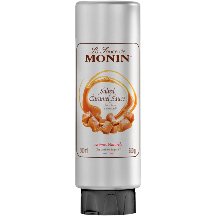 Monin Vanille 700 ml + sauce Caramel Monin 500 ml + pompe à sirop Monin -  Crema